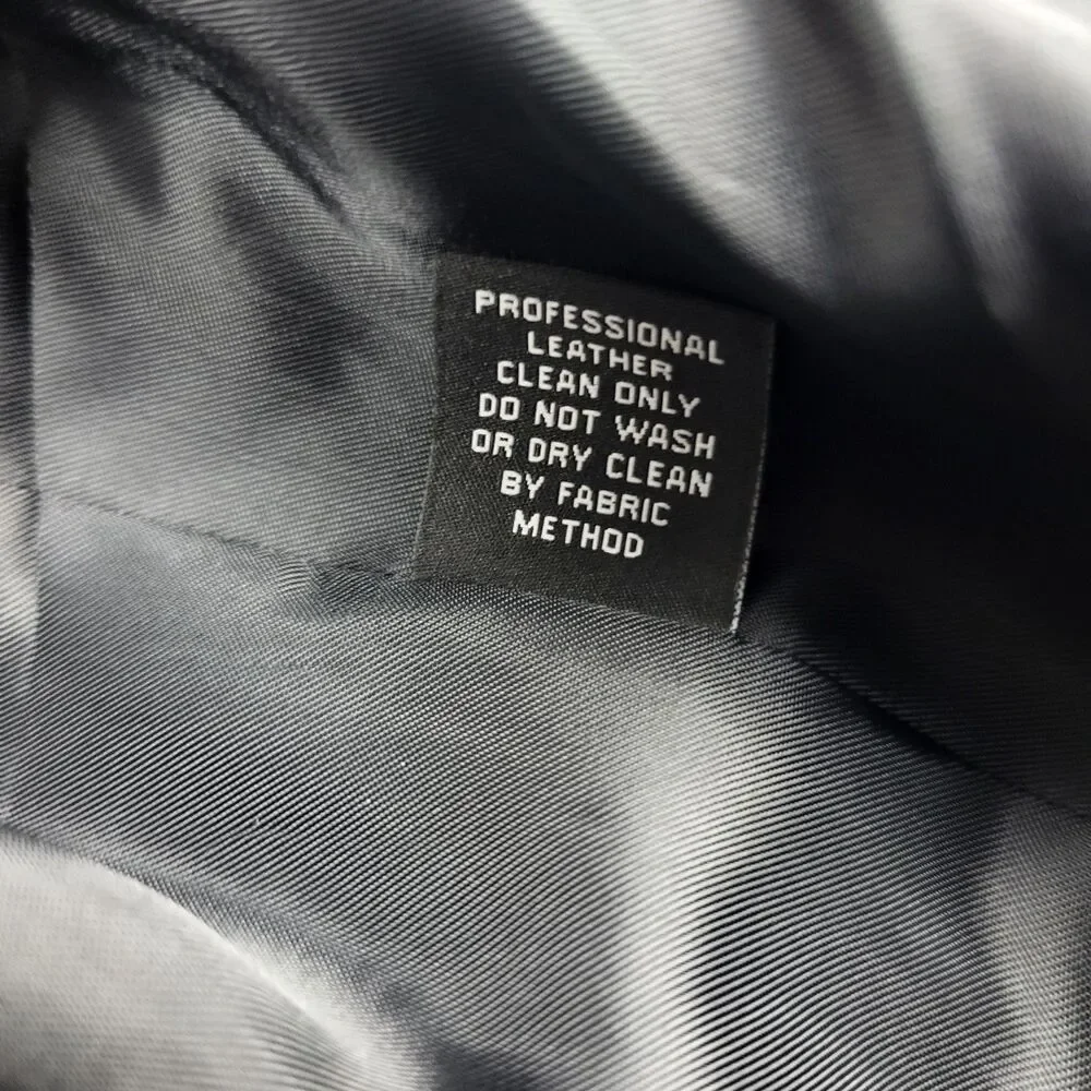 Murano Premium Leather Genuine jacket Lamb Skin Black